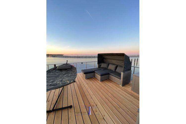 Hausboot Fjord Haven Mit Biosauna In Barth Exterior photo